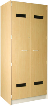 35" Wide Robe Storage with Lockable Solid Doors 89203 358424 D - Steven's I.D.SYSTEMS®